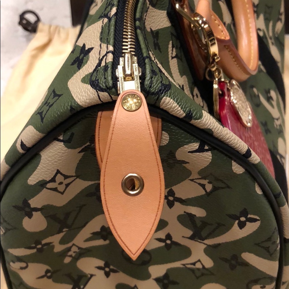 Rare Louis Vuitton Camo Murakami 35 Sp… - Picture 7 of 8